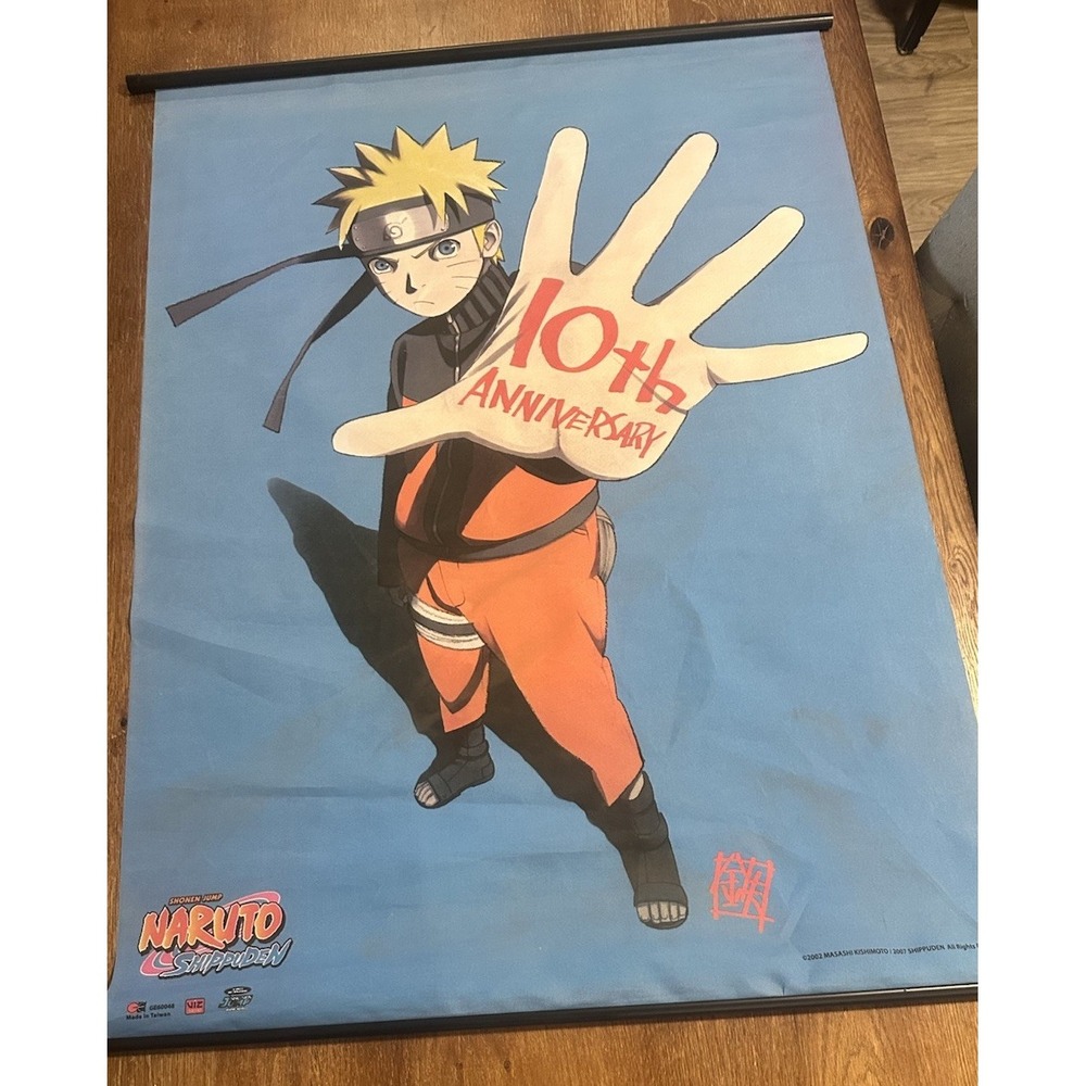 Naruto Anime Cloth Wall Scroll 30" x 40" Colorful Japanese Manga Ninja Series